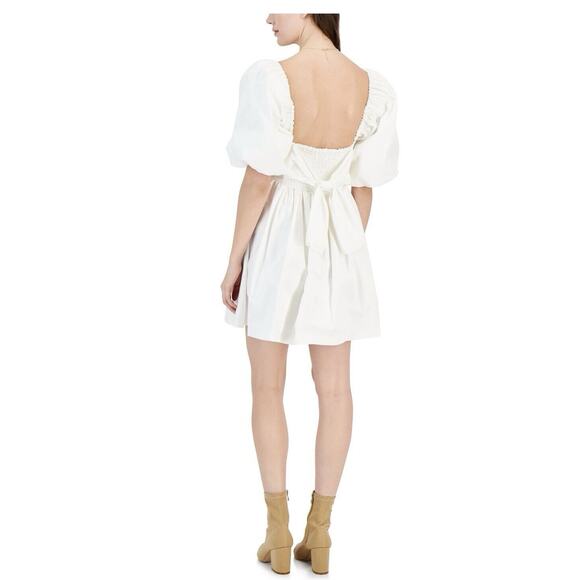 Avec Les Filles Cotton Balloon Sleeve Y2K Babydoll Milkmaid Dress NWT XL - Picture 3 of 10